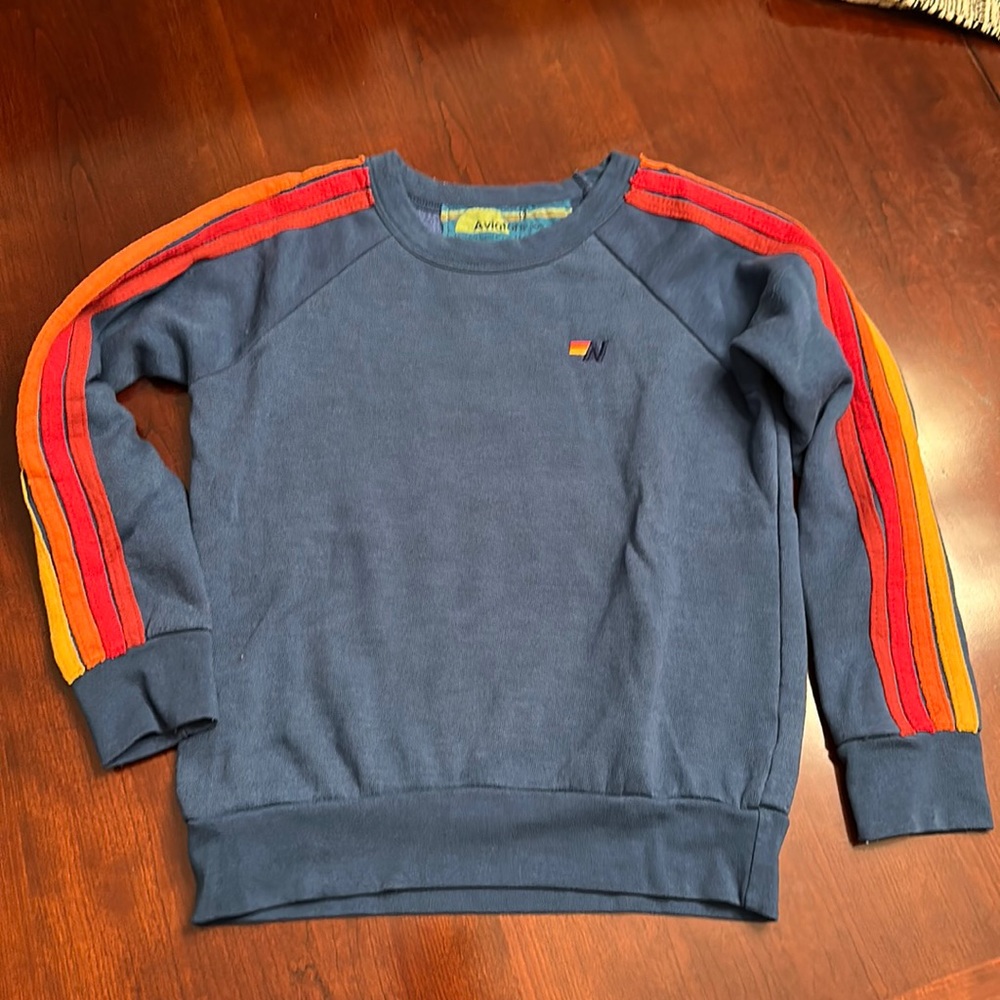 Aviator Nation crewneck hoodie. Excellent condition. Kids size 12.
